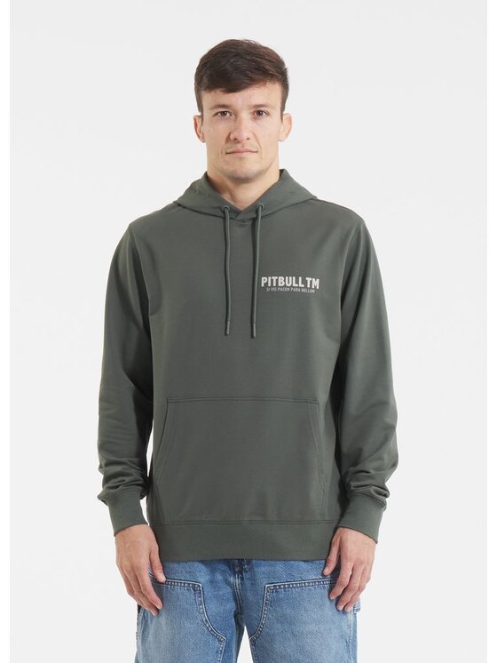 PITBULL PITBULL Bluza PARA BELLUM Zielony Regular Fit