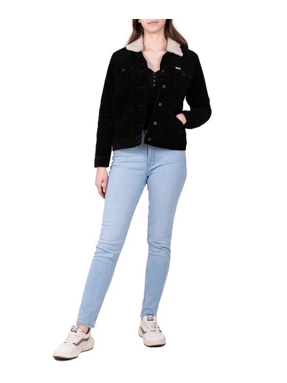 Wrangler Wrangler Kurtka jeansowa 112339618 Czarny Regular Fit