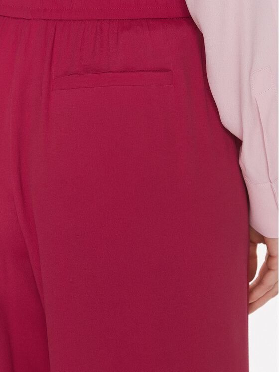 Marella Marella Spodnie materiałowe Ribelle 2413131134 Czerwony Regular Fit