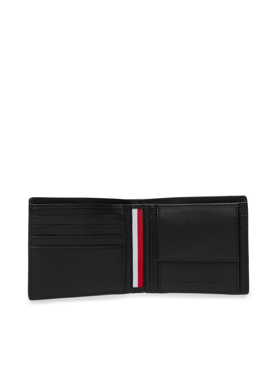 Tommy Hilfiger Tommy Hilfiger Peněženka Th Casual Flag Cc And Coin AM0AM14255 Černá