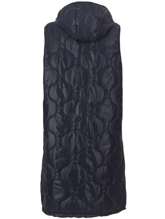 Perso Perso Bezrękawnik BLE225302F Granatowy Regular Fit