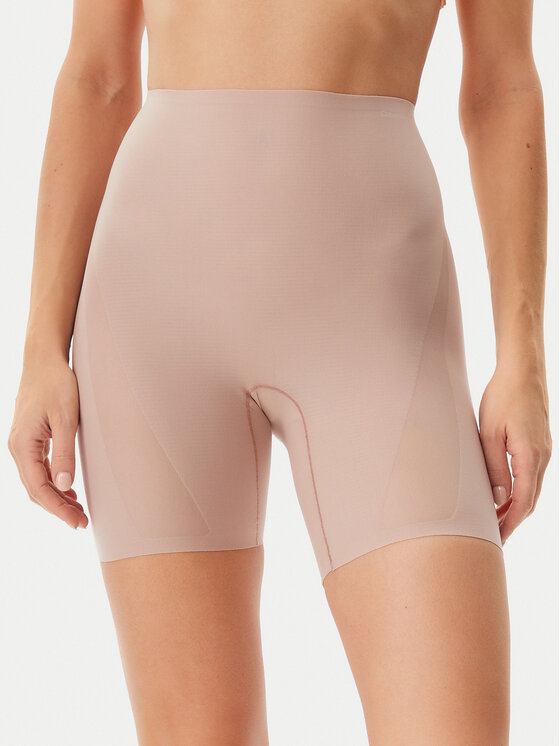Női Alakformáló alsó Calvin Klein Underwear, Méret: XS, Bézs, Stay Put Mesh LV00QF8168