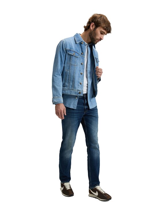 Lee Lee Koszula jeansowa 112376561 Niebieski Regular Fit