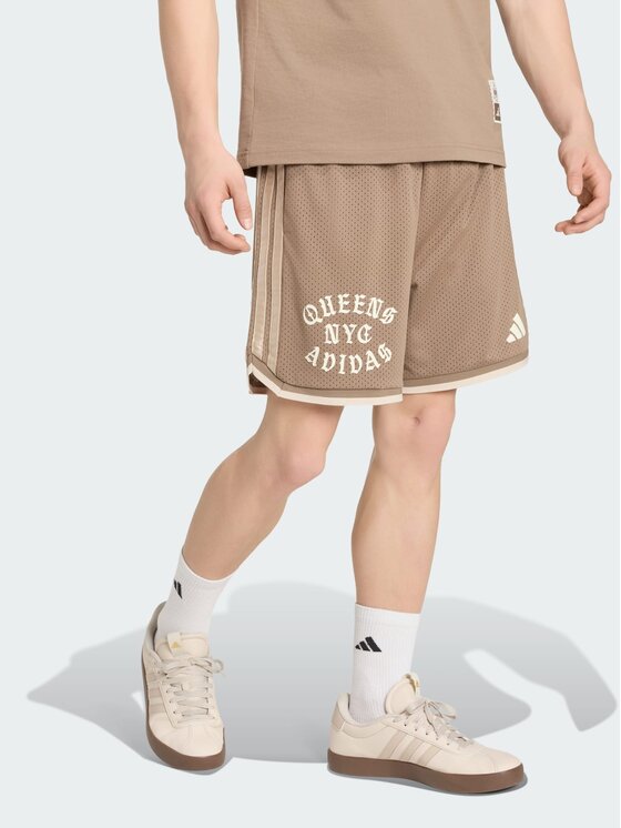 adidas adidas Szorty sportowe 168160 Beżowy Regular Fit