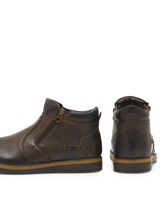 Lanetti Lanetti Stiefeletten MBS-CARDIFF-10 Braun