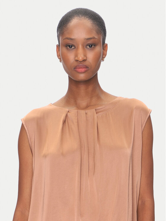 ViCOLO ViCOLO Blusa TD0763 Marrone Regular Fit