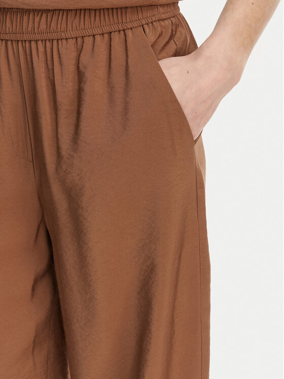 Marella Marella Spodnie materiałowe Eremi 2613131154 Brązowy Regular Fit