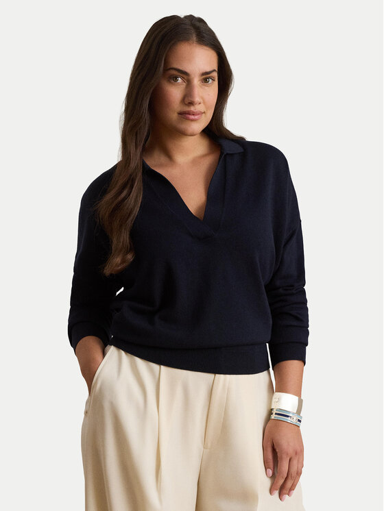 LAUREN RALPH LAUREN LAUREN RALPH LAUREN Pulover 200P14056003 Mornarsko modra Regular Fit