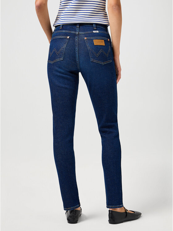 Wrangler Wrangler Jeansy SIENNA Niebieski Slim Fit