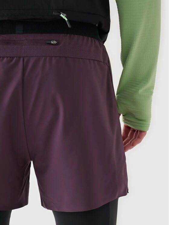 4F 4F Pantaloncini sportivi 4FWAW24TFSHM633-50S Viola Regular Fit