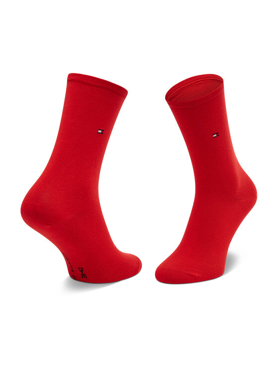 Tommy Hilfiger Tommy Hilfiger 2er-Set hohe Damensocken 100001494 Dunkelblau