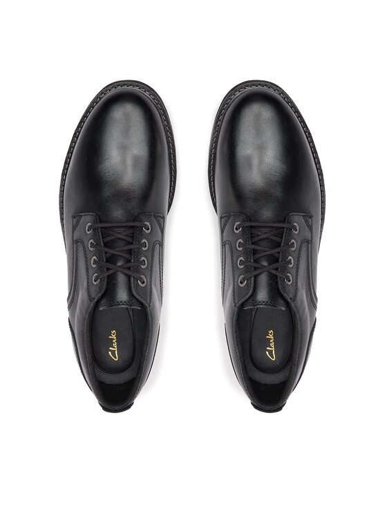 Clarks Clarks Туфлі Batcombe Tie 261734347 Чорний