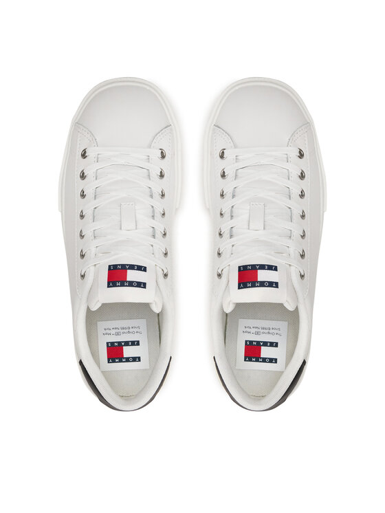 Tommy Jeans Tommy Jeans Сникърси Tjw Foxing Flatform Sneaker EN0EN02567 Екрю