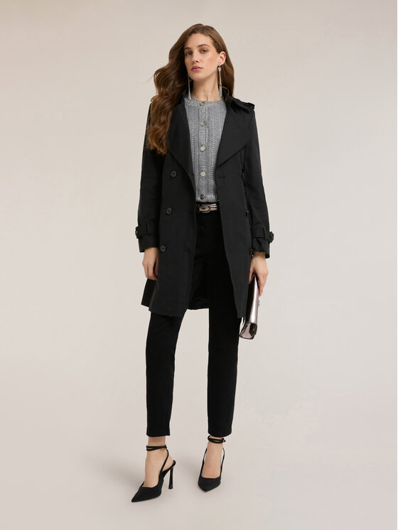 Motivi Motivi Cappotto invernale 0058Q100650N033 Nero Regular Fit