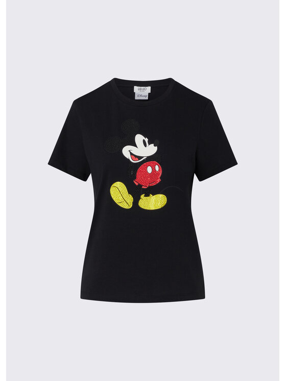 Liu Jo Liu Jo T-Shirt WF6441JS904L9549 Czarny Regular Fit