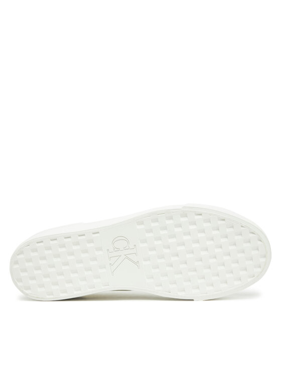 Calvin Klein Jeans Calvin Klein Jeans Tenisky Vulc Flatform Low Cv Mg YW0YW01763 Biela