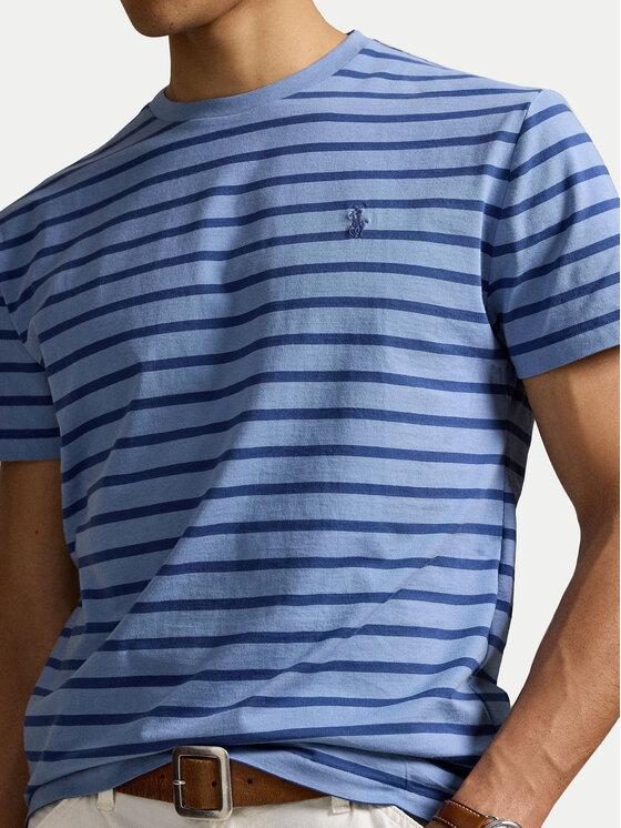 Polo Ralph Lauren Polo Ralph Lauren T-Shirt 710938134009 Niebieski Custom Slim Fit