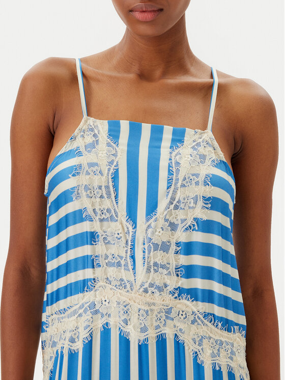 Maaji Maaji Rochie de vară Azure Stripes Rosalia PT2664CLD001 Albastru Regular Fit