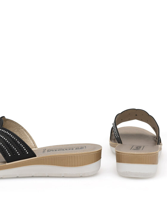 Inblu Inblu Klapki BVAX0100 Czarny