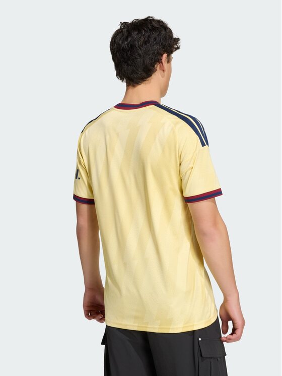 adidas adidas Koszulka techniczna 172030 Żółty Slim Fit
