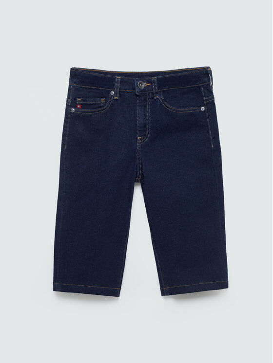 BIG STAR BIG STAR Szorty jeansowe INGRID Granatowy Slim Fit