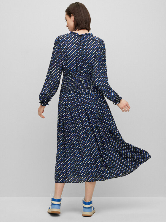 BOSS Boss Vestito da giorno Dasota1 50489738 Blu scuro Relaxed Fit