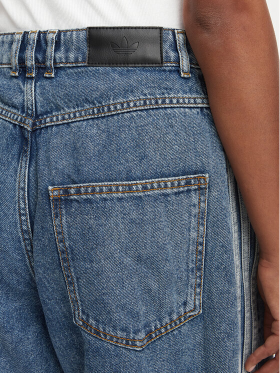 adidas adidas Jeansy KQ6476 Modrá Barrel Fit