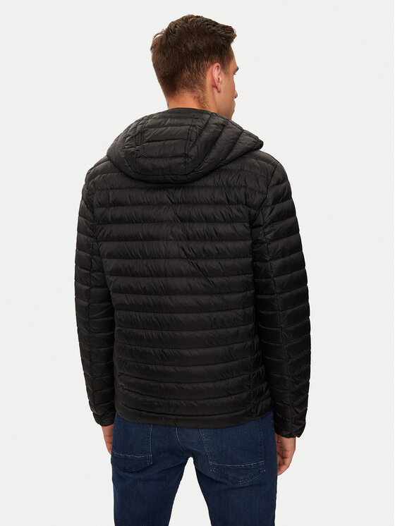Geox Geox Giubbotto piumino Warrens M4625B T3146 F9000 Nero Regular Fit