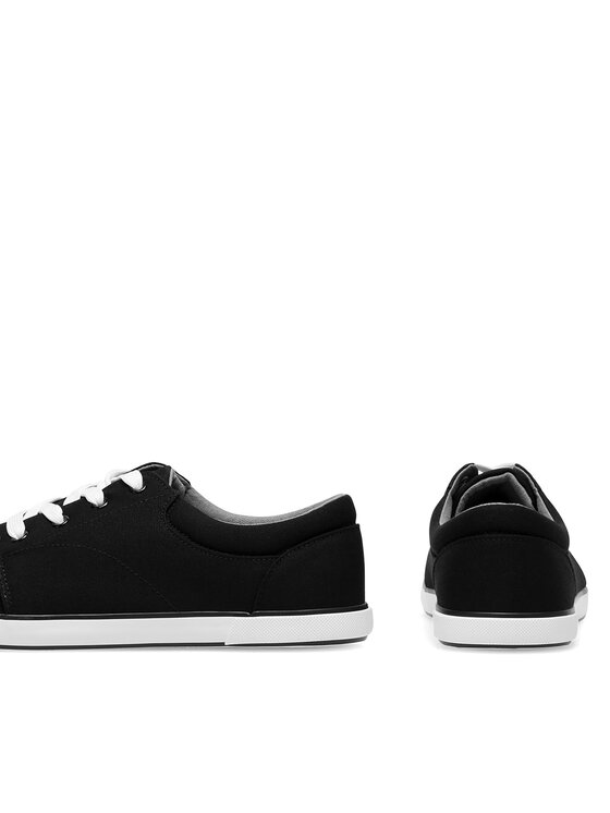 Lanetti Lanetti Sneakers aus Stoff MS20347-11 Schwarz