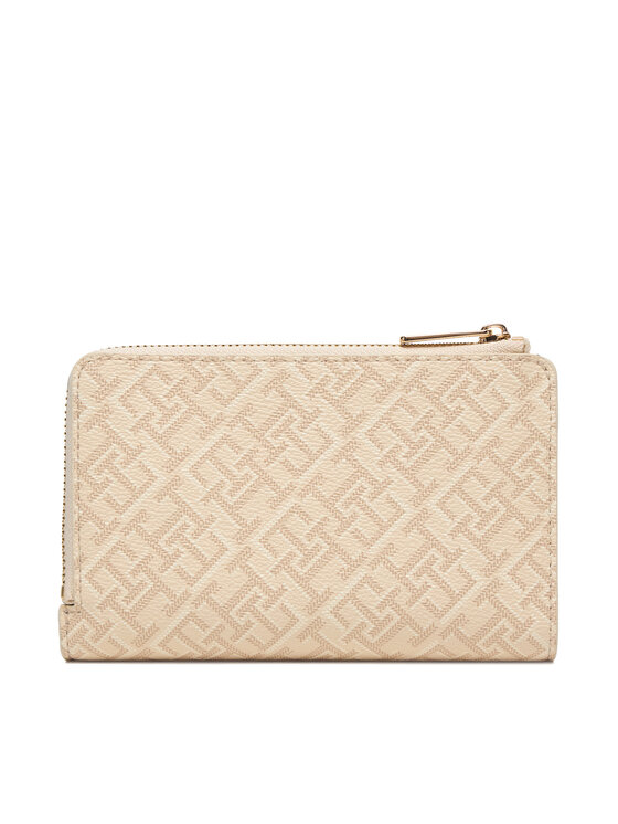 Tommy Hilfiger Tommy Hilfiger Портфейл Th Icon Bifold Wallet Monoplay AW0AW18594 Бежов