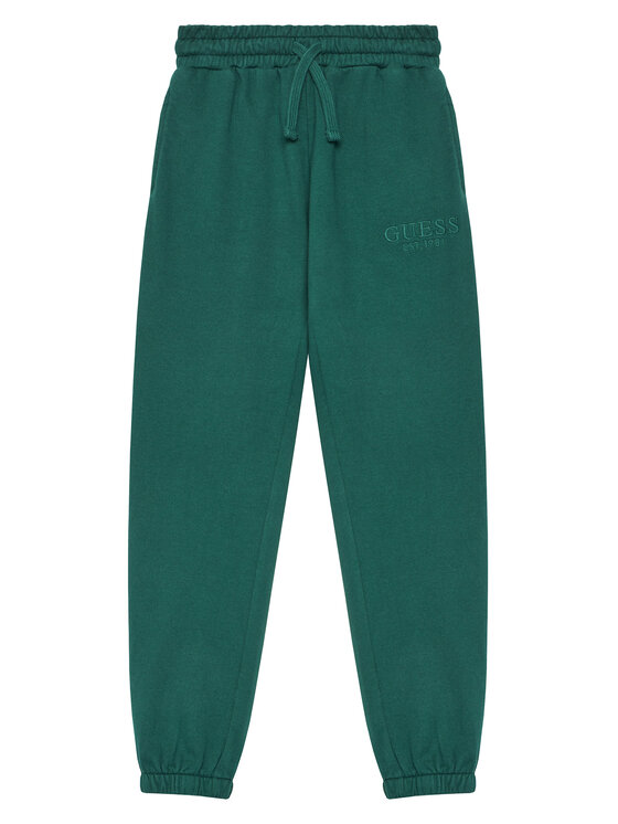 Guess Pantaloni da tuta L5YQ19 KAV34 Verde Regular Fit, taglia : 14Y
