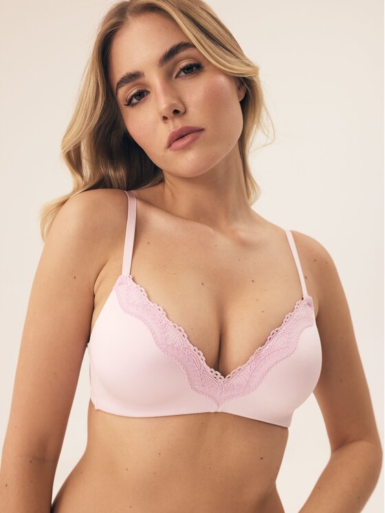 Esotiq Esotiq Biustonosz push-up 43234 Różowy