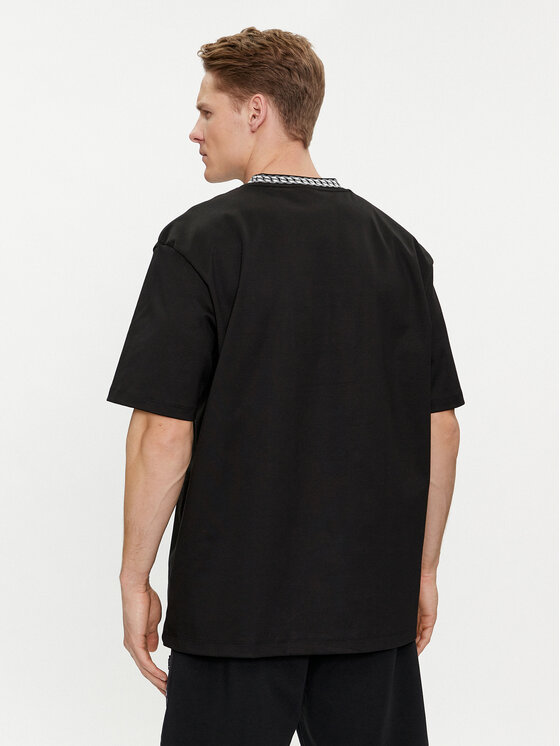 HUGO Hugo Majica 50510035 Črna Relaxed Fit