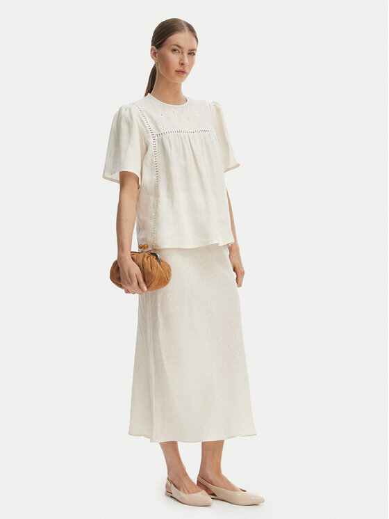 Weekend Max Mara Weekend Max Mara Blúz Bacino 2615941082 Ekru Relaxed Fit