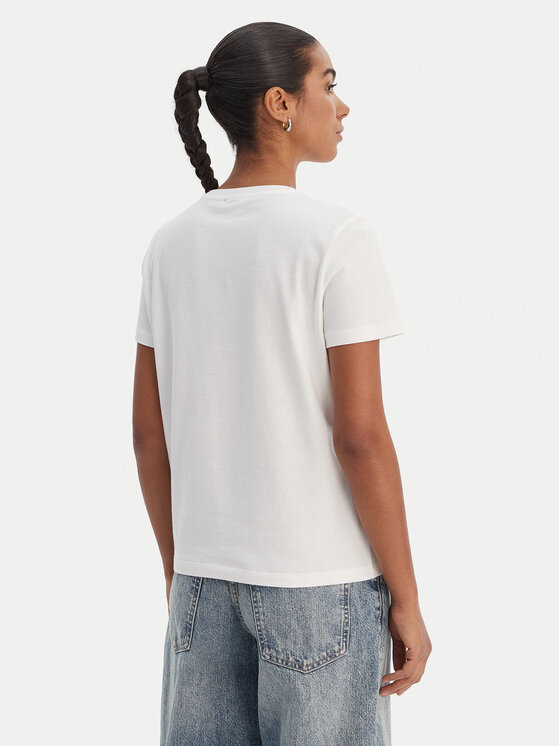 Desigual Desigual T-krekls 26SWTK51 Balts Regular Fit