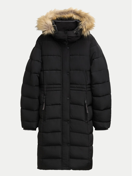 Tom Tailor Tom Tailor Télikabát 1042915 Fekete Regular Fit