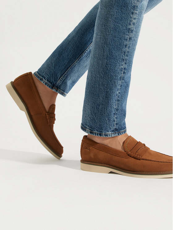 Clarks Clarks Loaferice Atticus Ltslip 26176086 Smeđa