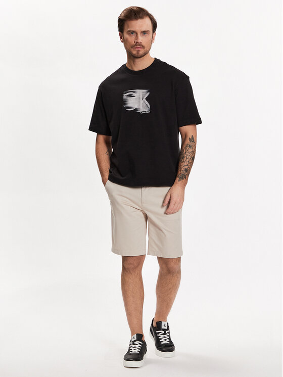 T-shirt Motion Logo K10K111126 Nero Regular Fit