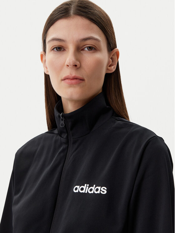 adidas adidas Pluusi ja lühikeste pükste komplekt Essentials Linear JD5432 Must Regular Fit