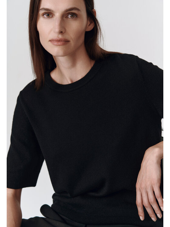 TATUUM TATUUM Sweter MERIO Czarny Classic Fit