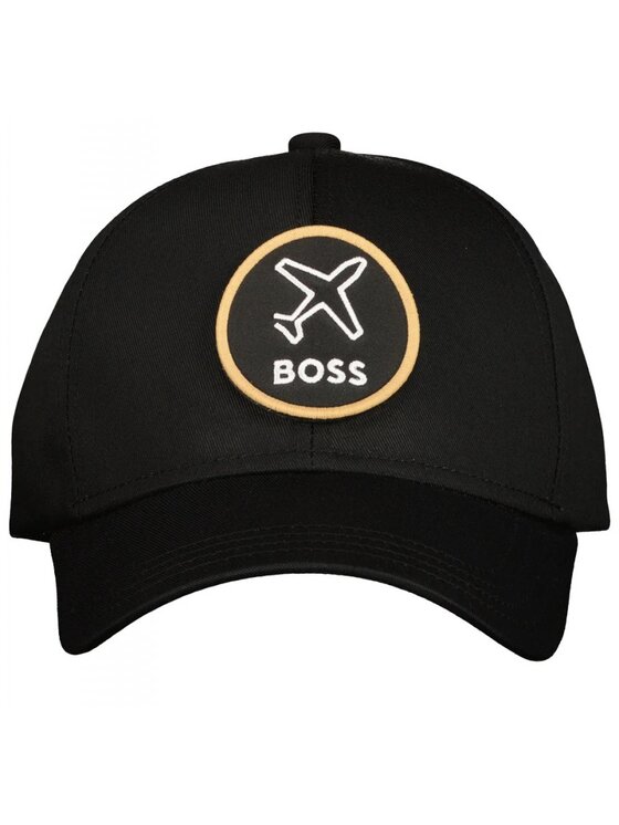 BOSS BOSS Czapka z daszkiem ZED_TR Twill Logo Patch Cap Czarny