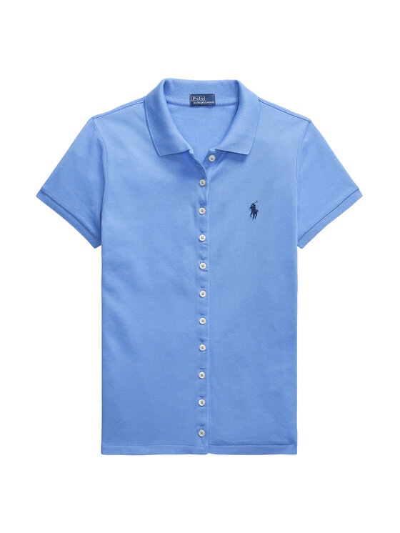 Polo Ralph Lauren Polo Ralph Lauren Поло 211939272005 Голубий Slim Fit