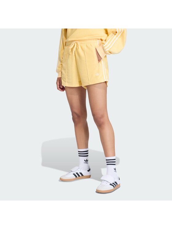 adidas adidas Spordišortsid Terry Towel Firebird KD1395 Kollane Loose Fit