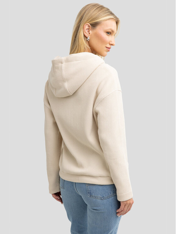 BIG STAR BIG STAR Bluza GRALA_103_170 Beżowy Classic Fit