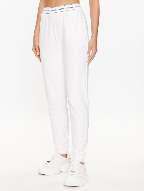 Guess Pantalone del pigiama O3YB00 KBS91 Bianco Regular Fit, taglia : M