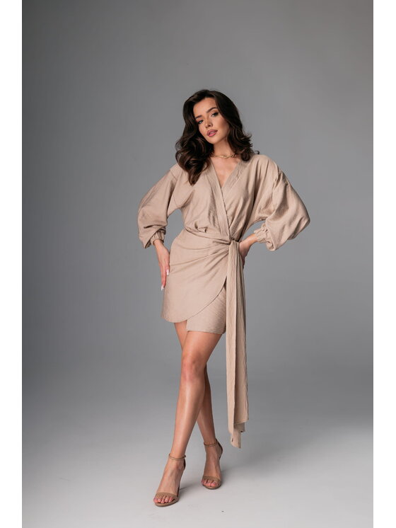 Aurora Aurora Letní šaty Korfu Béžová Feminine Fit
