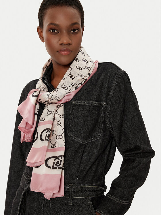 Eșarfă Liu Jo Ecs Foulard Portalo 2A5021 T0300 Roz
