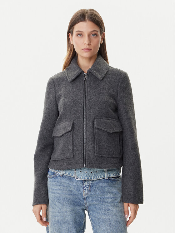 Vero Moda Vero Moda Bunda pro přechodné období Safir 10331731 Šedá Regular Fit