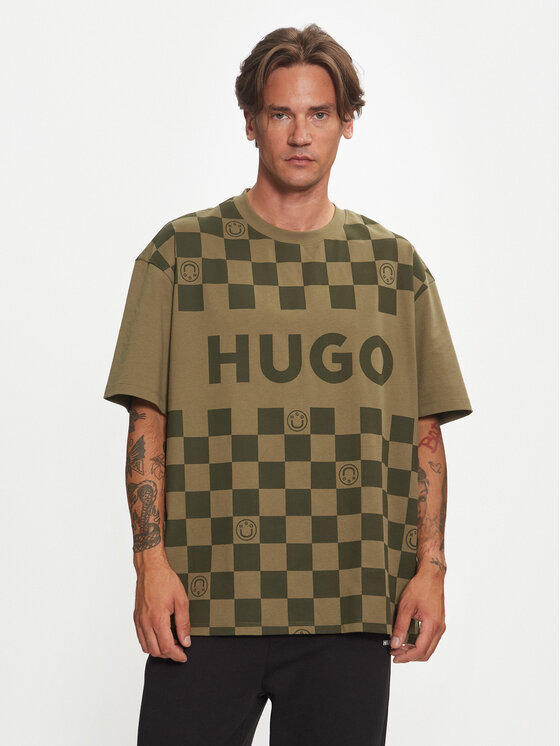 Hugo T-krekls Narliparo 50517942 Zaļš Loose Fit