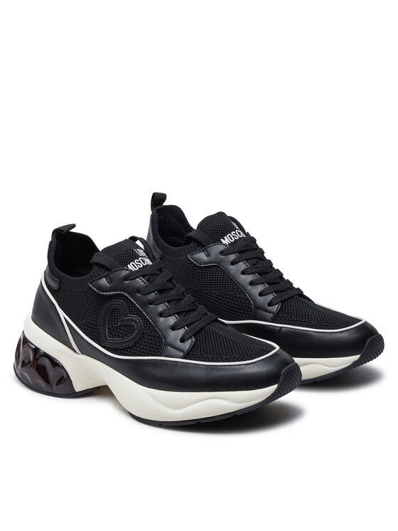 LOVE MOSCHINO LOVE MOSCHINO Sneakersy JA15416G0LIYK00A Černá